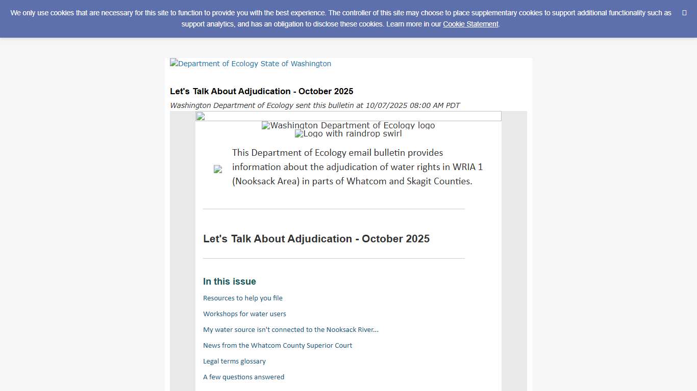 Let's Talk About Adjudication - October 2025